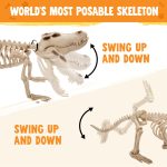 Joyfy Halloween Skeleton Fish Skeleton Halloween Decor,Plastic Skeleton with LED Eye for Halloween Decoration Outdoor Haunted House Party - Image 36